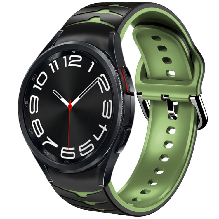 Cinturino in silicone con trama curva, For Samsung Galaxy Watch 6 Classic 43mm