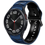 Cinturino in silicone con trama curva, For Samsung Galaxy Watch 6 Classic 43mm