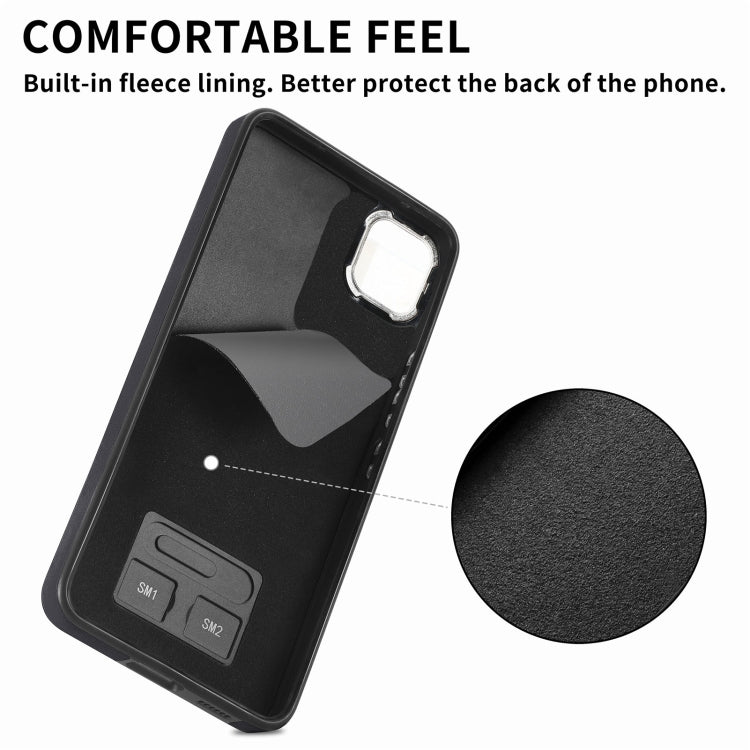 Cassa del telefono del portafoglio della carta dell'anello di cuoio di pelle-sensazione galvanica, For Samsung Galaxy A03 166mm, For Samsung Galaxy A03 164mm, For Samsung Galaxy A13 4G, For Samsung Galaxy S22+ 5G