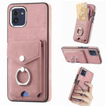 Cassa del telefono del portafoglio della carta dell'anello di cuoio di pelle-sensazione galvanica, For Samsung Galaxy A03 166mm, For Samsung Galaxy A03 164mm, For Samsung Galaxy A13 4G, For Samsung Galaxy S22+ 5G