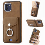 Cassa del telefono del portafoglio della carta dell'anello di cuoio di pelle-sensazione galvanica, For Samsung Galaxy A03 166mm, For Samsung Galaxy A03 164mm, For Samsung Galaxy A13 4G, For Samsung Galaxy S22+ 5G