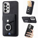 Cassa del telefono del portafoglio della carta dell'anello di cuoio di pelle-sensazione galvanica, For Samsung Galaxy A03 166mm, For Samsung Galaxy A03 164mm, For Samsung Galaxy A13 4G, For Samsung Galaxy S22+ 5G