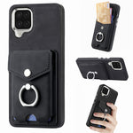 Cassa del telefono del portafoglio della carta dell'anello di cuoio di pelle-sensazione galvanica, For Samsung Galaxy S22 5G, For Samsung Galaxy A13 5G, For Samsung Galaxy A22 4G, For Samsung Galaxy A22 5G