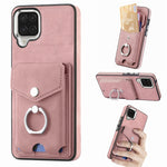 Cassa del telefono del portafoglio della carta dell'anello di cuoio di pelle-sensazione galvanica, For Samsung Galaxy S22 5G, For Samsung Galaxy A13 5G, For Samsung Galaxy A22 4G, For Samsung Galaxy A22 5G