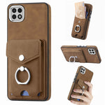 Cassa del telefono del portafoglio della carta dell'anello di cuoio di pelle-sensazione galvanica, For Samsung Galaxy S22 5G, For Samsung Galaxy A13 5G, For Samsung Galaxy A22 4G, For Samsung Galaxy A22 5G