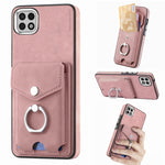 Cassa del telefono del portafoglio della carta dell'anello di cuoio di pelle-sensazione galvanica, For Samsung Galaxy S22 5G, For Samsung Galaxy A13 5G, For Samsung Galaxy A22 4G, For Samsung Galaxy A22 5G