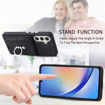 Cassa del telefono del portafoglio della carta dell'anello di cuoio di pelle-sensazione galvanica, For Samsung Galaxy A34 5G, For Samsung Galaxy A54 5G, For Samsung Galaxy S23 Ultra 5G, For Samsung Galaxy S23 5G