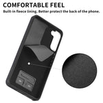 Cassa del telefono del portafoglio della carta dell'anello di cuoio di pelle-sensazione galvanica, For Samsung Galaxy S22 5G, For Samsung Galaxy A13 5G, For Samsung Galaxy A22 4G, For Samsung Galaxy A22 5G