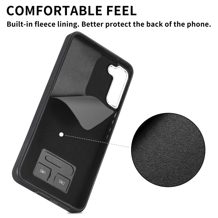 Cassa del telefono del portafoglio della carta dell'anello di cuoio di pelle-sensazione galvanica, For Samsung Galaxy S22 5G, For Samsung Galaxy A13 5G, For Samsung Galaxy A22 4G, For Samsung Galaxy A22 5G