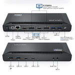 Wavlink UG69PD2 Doppia docking station integrata con ricarica rapida 4K, US Plug, EU Plug, UK Plug, AU Plug
