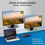 Wavlink UG69PD2 Doppia docking station integrata con ricarica rapida 4K, US Plug, EU Plug, UK Plug, AU Plug