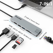 Wavlink UHP3409 per laptop MacBook Pro/Air USB-C Windows Mini docking station PD da 100 W, UHP3409