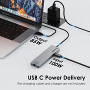 Wavlink UHP3409 per laptop MacBook Pro/Air USB-C Windows Mini docking station PD da 100 W, UHP3409