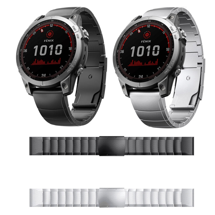 Cinturino per orologio a sgancio rapido in lega di titanio da 26 mm, For Garmin Enduro 3, For Garmin Fenix 8 MIP 51mm, For Garmin Fenix 8 AMOLED 51mm, For Garmin Fenix 7X Pro 51mm, For Garmin Epix Pro 51mm, For Garmin Instinct 2X Solar                 ...