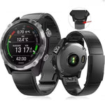 Cinturino per orologio a sgancio rapido in lega di titanio da 26 mm, For Garmin Enduro 3, For Garmin Fenix 8 MIP 51mm, For Garmin Fenix 8 AMOLED 51mm, For Garmin Fenix 7X Pro 51mm, For Garmin Epix Pro 51mm, For Garmin Instinct 2X Solar                 ...