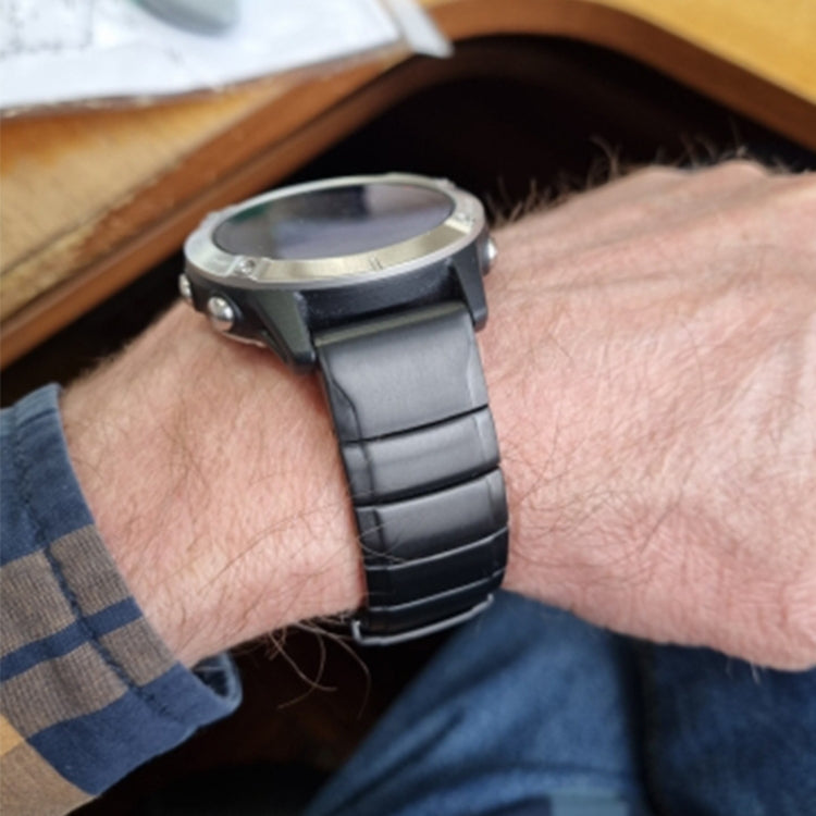 Cinturino per orologio a sgancio rapido in lega di titanio da 26 mm, For Garmin Fenix 7X Solar, For Garmin Descent MK 2i, For Garmin Descent MK 2, For Garmin Fenix 6X Pro, For Garmin Fenix 5X Sapphire, For Garmin Fenix 5X Plus, For Garmin Fenix 6X     ...