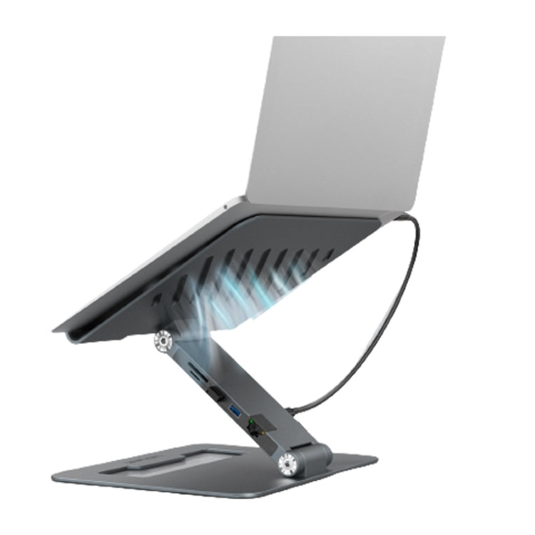 Docking station USB-C regolabile in alluminio Wavlink UMD07