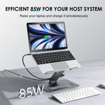 Docking station USB-C regolabile in alluminio Wavlink UMD07