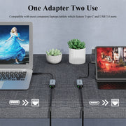 Wavlink NWU330GCA Adattatore Gigabit Ethernet da Tipo C a 2.5 Scheda di rete RJ45 LAN Convertitore USB3.0, NWU330GCA