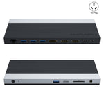 Wavlink UMD05 Display Port Porta HDMI RJ45 Ethernet Triple Display MST Docking station per laptop, US Plug, EU Plug, UK Plug, AU Plug