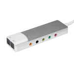 HY-601 Scheda audio multifunzione USB 6 in 1 USB + Audio 3.5 + 7.1CH / OTTICO