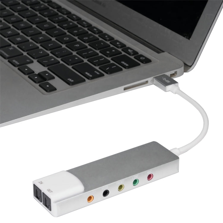 HY-601 Scheda audio multifunzione USB 6 in 1 USB + Audio 3.5 + 7.1CH / OTTICO