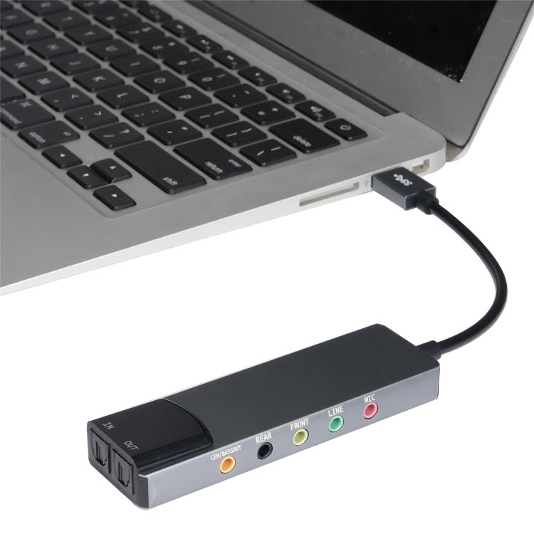 HY-601 Scheda audio multifunzione USB 6 in 1 USB + Audio 3.5 + 7.1CH / OTTICO