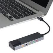 HY-601 Scheda audio multifunzione USB 6 in 1 USB + Audio 3.5 + 7.1CH / OTTICO