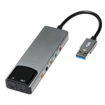 HY-601 Scheda audio multifunzione USB 6 in 1 USB + Audio 3.5 + 7.1CH / OTTICO