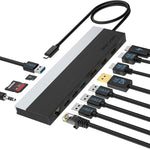 Wavlink UMD08 Docking Station 12 in 1 con triplo display