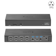 Wavlink UG69PD8 100W PD 18 in 1 Type-C Dock Docking station universale Type-C compatibile, US Plug, EU Plug, UK Plug, AU Plug