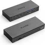 Wavlink UG69PD8 100W PD 18 in 1 Type-C Dock Docking station universale Type-C compatibile, US Plug, EU Plug, UK Plug, AU Plug
