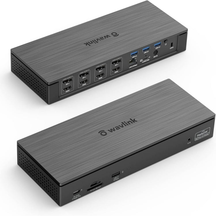 Wavlink UG69PD8 100W PD 18 in 1 Type-C Dock Docking station universale Type-C compatibile, US Plug, EU Plug, UK Plug, AU Plug