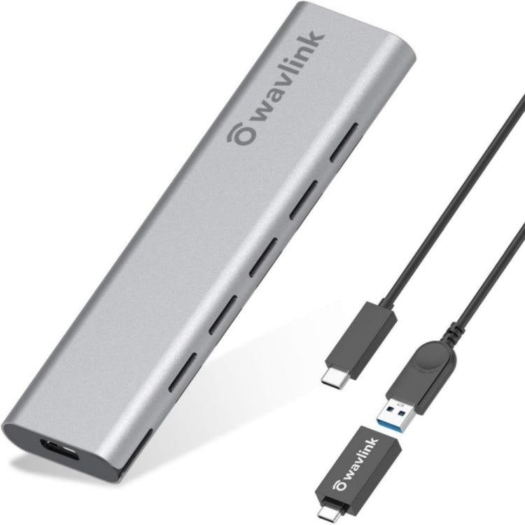 Wavlink ST338C M.2 NVMe SSD PCIE UASP Chiave M NGFF SATA USB-C SDD Hard Disk Box Adapter, ST338C