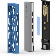 Wavlink ST338C M.2 NVMe SSD PCIE UASP Chiave M NGFF SATA USB-C SDD Hard Disk Box Adapter, ST338C
