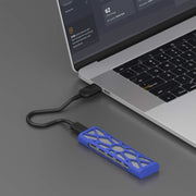Wavlink ST338C M.2 NVMe SSD PCIE UASP Chiave M NGFF SATA USB-C SDD Hard Disk Box Adapter, ST338C