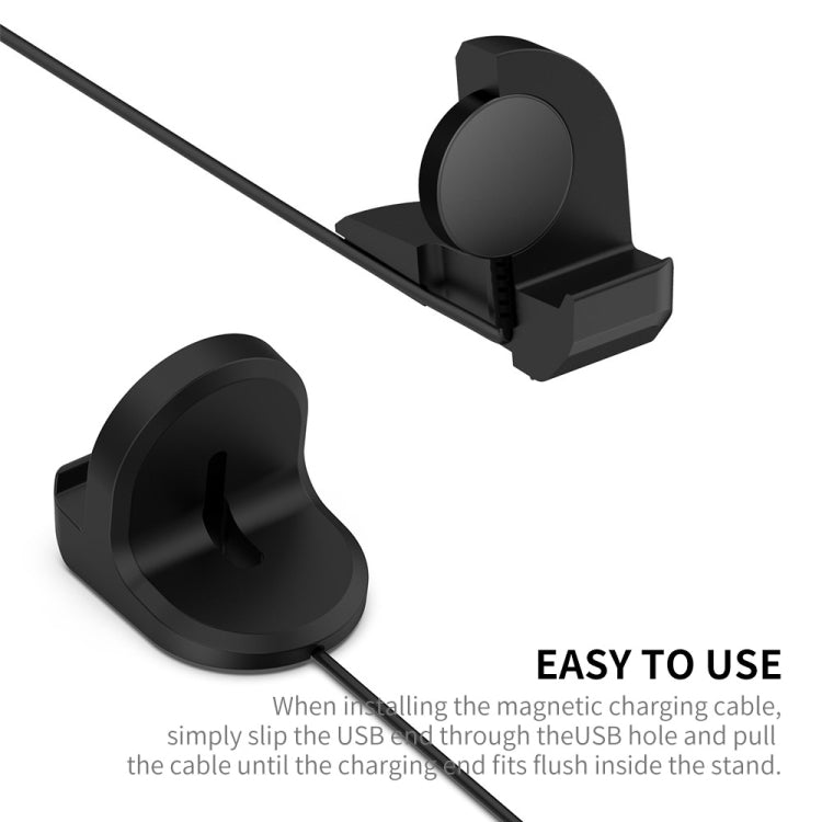 Per Samsung Galaxy Watch6 / Watch6 Classic / Watch5 / Watch5 Pro JUNSUNMAY Supporto per caricabatterie in silicone Base antiscivolo