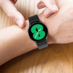 JUNSUNMAY cinturino regolabile in silicone + kit protezione schermo PMMA a copertura totale, For Samsung Galaxy Watch6 44mm