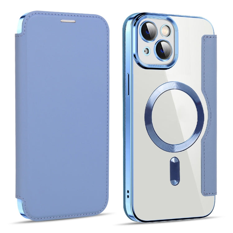 Custodia per telefono in pelle antifurto magnetica RFID MagSafe, For iPhone 15, For iPhone 17e / 16e