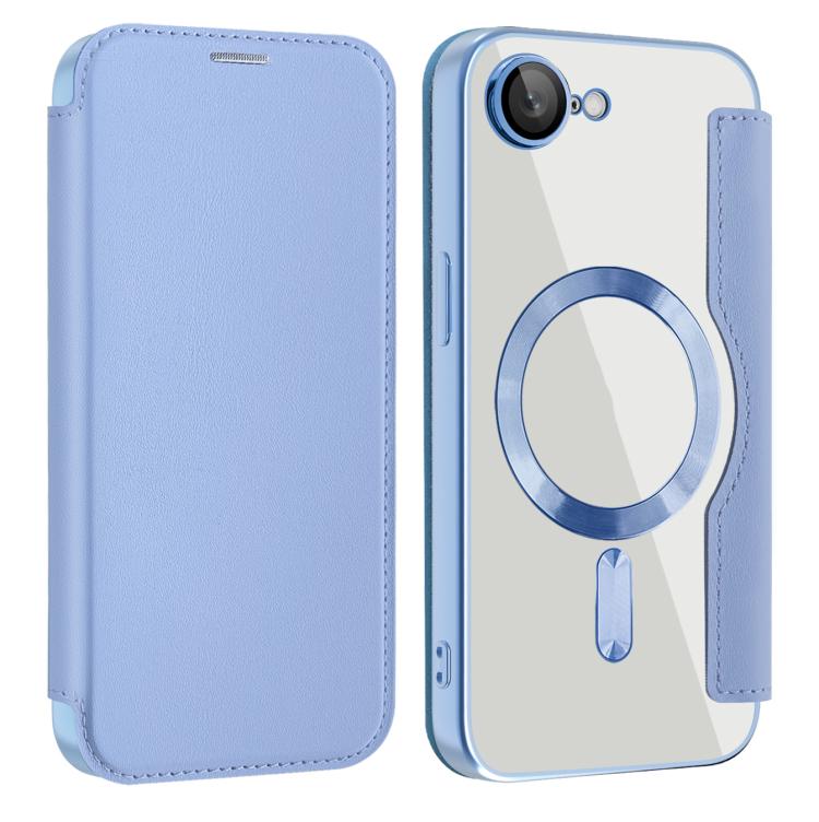 Custodia per telefono in pelle antifurto magnetica RFID MagSafe, For iPhone 15, For iPhone 17e / 16e