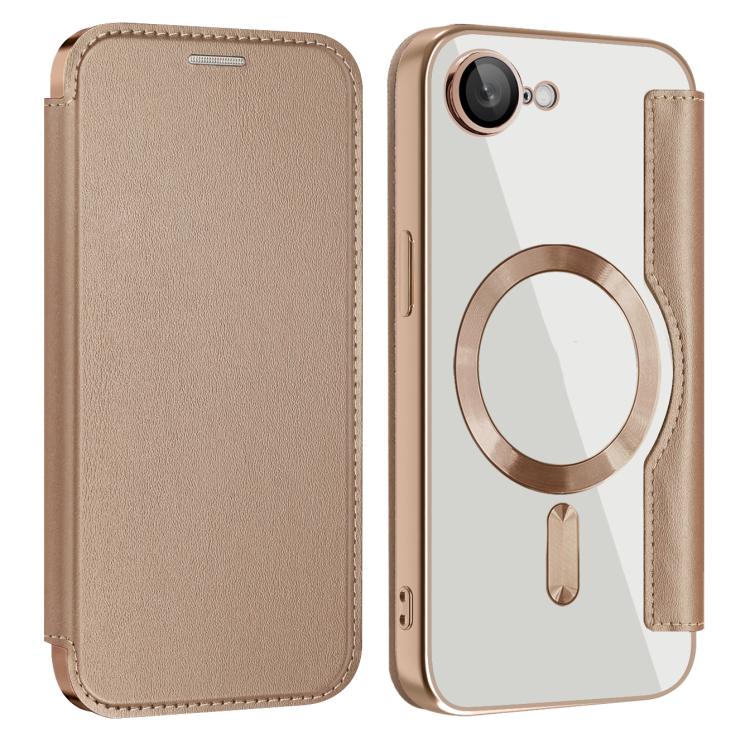 Custodia per telefono in pelle antifurto magnetica RFID MagSafe, For iPhone 15, For iPhone 17e / 16e