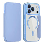 Custodia per telefono in pelle antifurto magnetica RFID MagSafe, For iPhone 17 Pro, For iPhone 17
