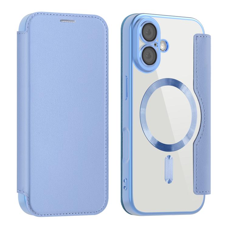 Custodia per telefono in pelle antifurto magnetica RFID MagSafe, For iPhone 17 Pro, For iPhone 17