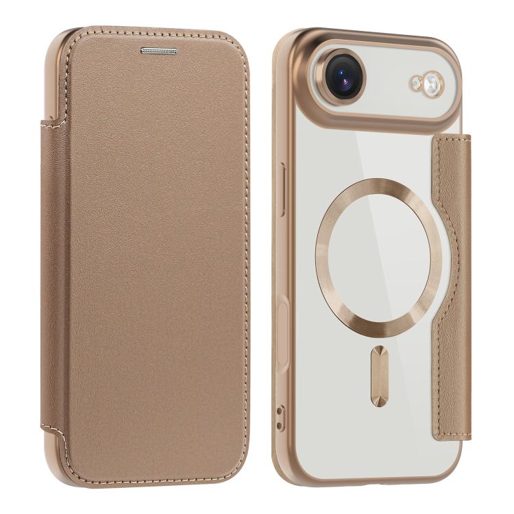 Custodia per telefono in pelle antifurto magnetica RFID MagSafe, For iPhone Air, For iPhone 16 Pro Max