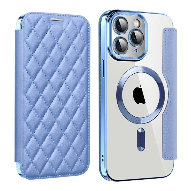 Custodia per telefono in pelle Shield Magsafe RFID antifurto con rombo, For iPhone 11 Pro Max, For  iPhone 11, For iPhone 17e / 16e