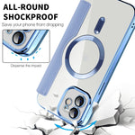 Custodia per telefono in pelle Shield Magsafe RFID antifurto con rombo, For iPhone 15 Plus, For iPhone 15, For iPhone 14 Plus