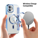 Custodia per telefono in pelle Shield Magsafe RFID antifurto con rombo, For iPhone 11 Pro Max, For  iPhone 11, For iPhone 17e / 16e
