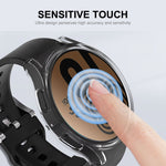 Custodia morbida in TPU elettrolitico ENKAY Hat-Prince a copertura totale con protezione per lo schermo, For Samsung Galaxy Watch6 44mm, For Samsung Galaxy Watch6 40mm