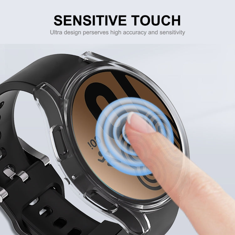 Custodia morbida in TPU elettrolitico ENKAY Hat-Prince a copertura totale con protezione per lo schermo, For Samsung Galaxy Watch6 44mm, For Samsung Galaxy Watch6 40mm