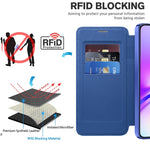 Custodia per telefono in pelle Shield Magsafe RFID antifurto con rombo, For Samsung Galaxy A05, For Samsung Galaxy A05s, For Samsung Galaxy S23 FE 5G